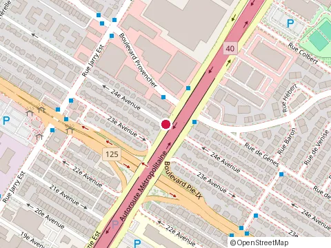 Location of Lave Auto Touche Classique at 3255 Boulevard Métropolitain E, Montréal