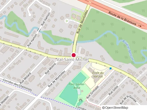 Location of Lave-Auto at Rue de Montolieu, Québec