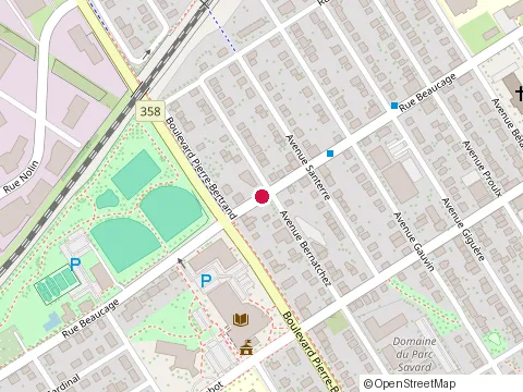 Location of Lave-Auto Automobile B.Lortie/Shérif Beaucage at 307 Rue Beaucage, Québec