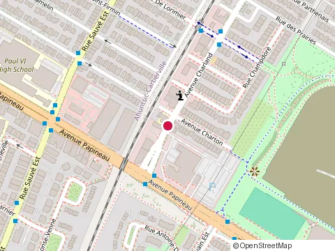 Location of Lave-Auto Charland at 1875 avenue Charland, Montréal