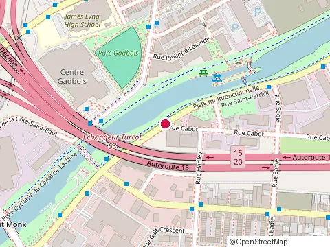 Location of Lave-Auto Drake Car Wash at 5450 Rue Saint-Patrick, Montréal