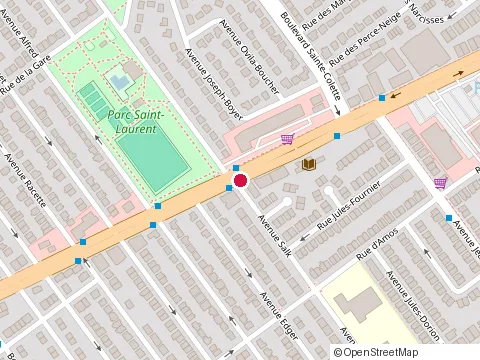 Location of Lave-Auto Henri Bourassa at 5420 boulevard Henri-Bourassa E, Montréal