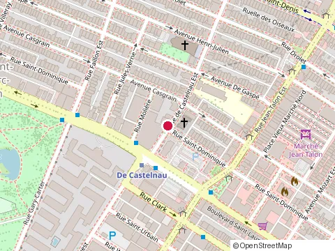 Location of Lave-Auto Jean Talon at 7203 Rue Saint-Dominique, Montréal