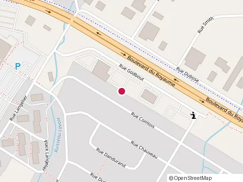 Location of Lave-Auto Optimum at 2547 Rue Godbout, Jonquière