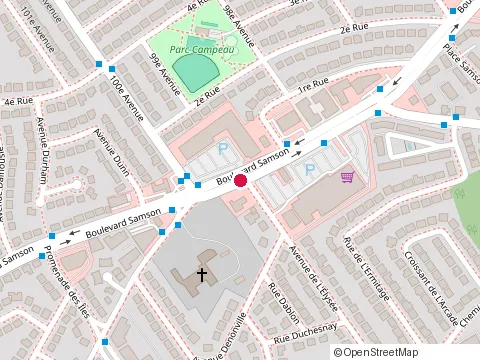 Location of Lave-Auto Platinum at 4660 boulevard Samson, Laval
