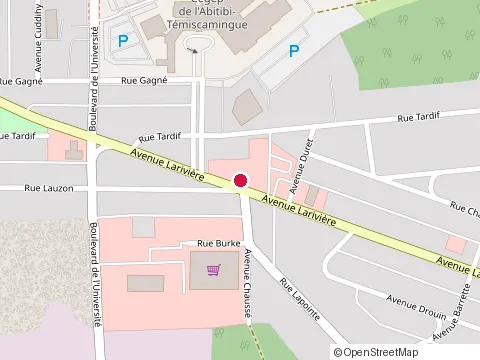 Location of Lave-Auto Rouanda at 705 avenue Lariviere, Rouyn-Noranda