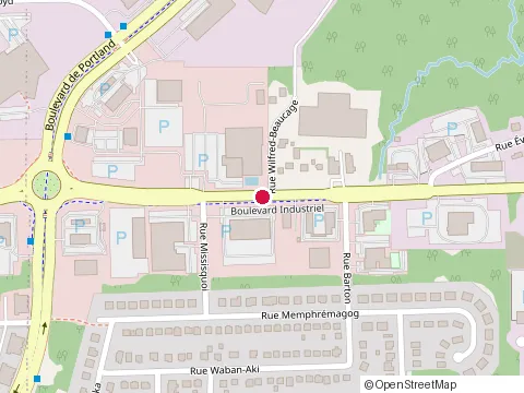 Location of Lave-Auto Splash at 4630 Bd Industriel, Sherbrooke
