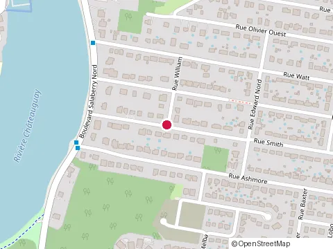 Location of Laviolette, Georges at 16 Rue Smith, Châteauguay
