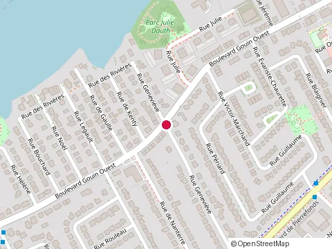 Location of Lavoie des Rénovations Inc. at 4851 Rue Geneviève, Pierrefonds