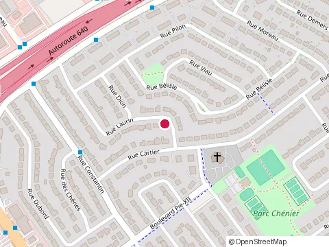 Location of Lavoie, Maxime at 368 Rue Laurin, Saint-Eustache