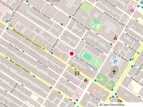 Location of Lawrence at 9 avenue Fairmount E, Montréal