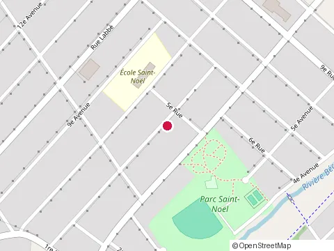 Location of Lb Toitures at 952 7E Avenue, Thetford Mines
