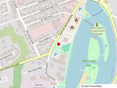 Location of le Barachois at 200 Rue du Barachois, Matane