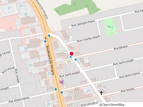 Location of le Beau-T Factory at 1181 avenue Bourgogne, Chambly