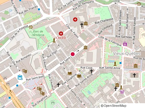 Location of le Bedeau at 1098 Rue Saint-Jean, Québec