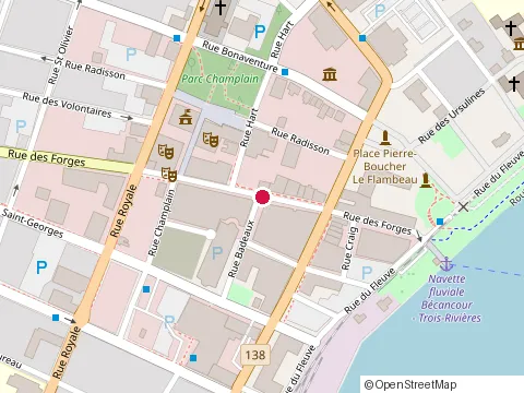 Location of le Bette at 1571 Rue Badeaux, Trois-Rivières