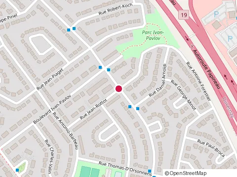 Location of le Bilan at 455 Rue Jean-Rottot # 207, Laval