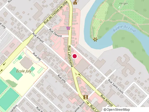 Location of le Bistro V Rivière-du-Loup at 299 Rue Lafontaine, Rivière-du-Loup