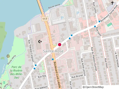 Location of le Black Forest- Cuisine Urbaine Laval at 284 Bd Sainte-Rose, Laval