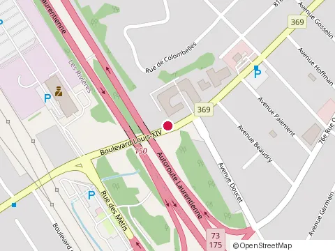 Location of le Blanc et Ass Experts Comptables at 1033 boulevard Louis-Xiv, Québec