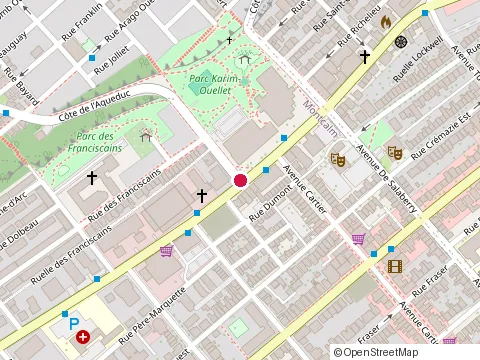 Location of le Bloc Hotel at 180 Chemin Sainte-Foy, Québec