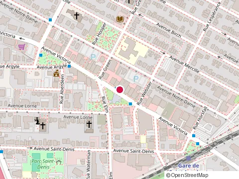 Location of le Blue at 576 Victoria Ave, Saint-Lambert