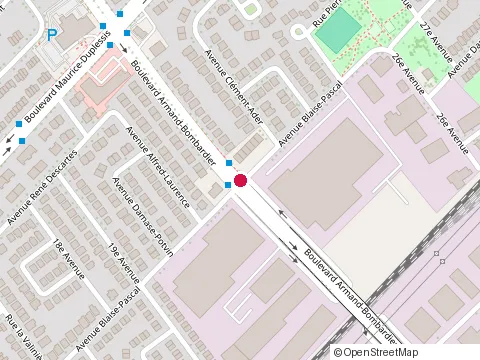 Location of le C.l.I.C. at 7995 avenue Blaise-Pascal #200, Montréal