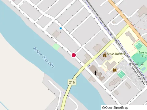 Emplacement de le Café Notre-Dame au 222 Rue Notre Dame N, Sainte-Marie