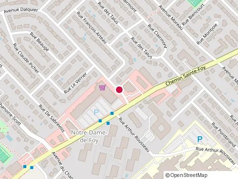 Location of le Cèdre at 2750 chemin Ste-Foy, Québec