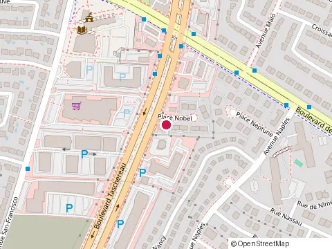 Location of le Célébrité at 8095 Taschereau Blvd, Brossard