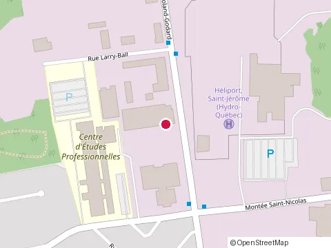 Location of le Centre Kiné-Coaching at 600 Boulevard Roland-Godard, Saint-Jérôme