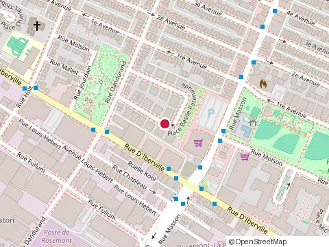 Location of le Cerveau Suit le Coeur at 5553 Place Basile-Patenaude, Montréal
