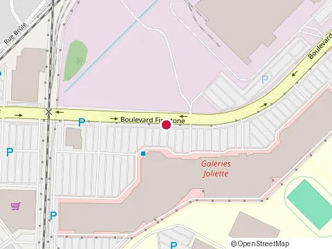 Location of le Chateau at 1075 boulevard Firestone U #1626, Joliette