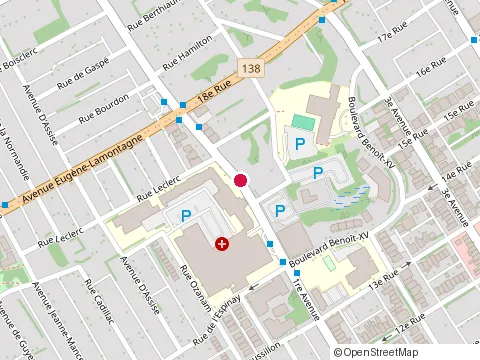 Location of le Château de l'Inde at 1668 1Re Av., Québec