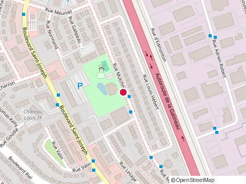 Location of le Chateauguay Apt at 175 Rue Mutchmore, Gatineau