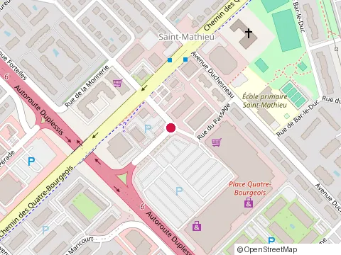 Location of le Chic Shack at 15 Fort St, Québec