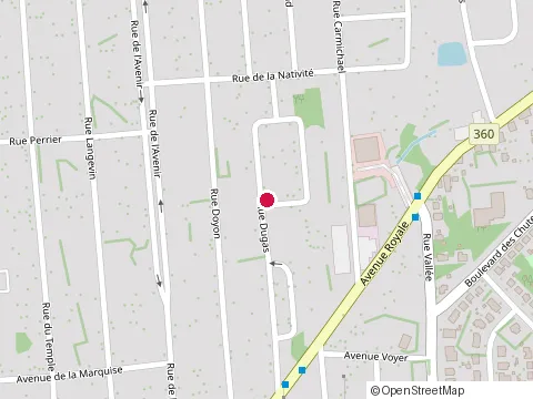 Location of le Chic Shack at 10 Rue Sainte-Anne, Québec