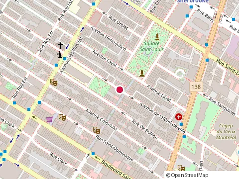 Location of le Cimentier at 3673 City Hall Ave, Montréal