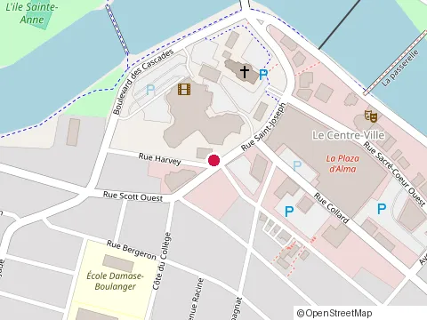 Location of le Contact Alma at 105 Rue Saint-Joseph Sud, Alma