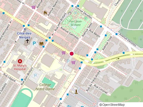 Location of le Coq d'Or at 5159-A Chemin de la Cote-des-Neiges, Montréal