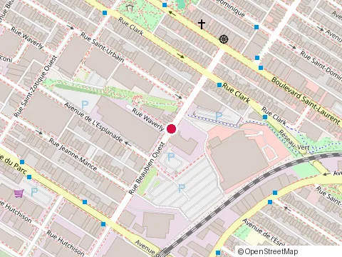 Location of le Diplomate at 129 Rue Beaubien O, Montréal
