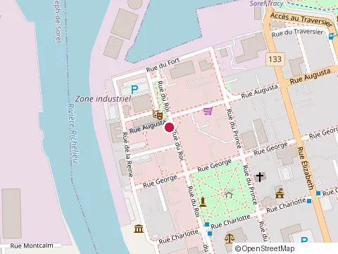 Location of le Distingo Resto-Pub at 20 Rue Augusta, Sorel-Tracy