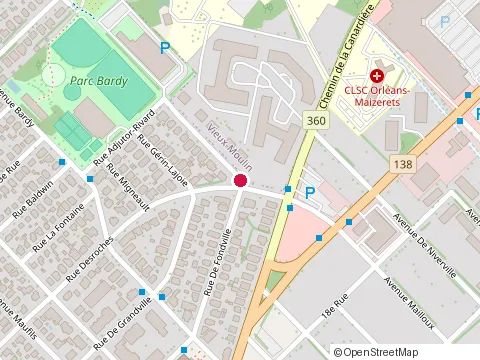 Location of le Doc des Portes at 2219 Mgr Gosselin, Québec