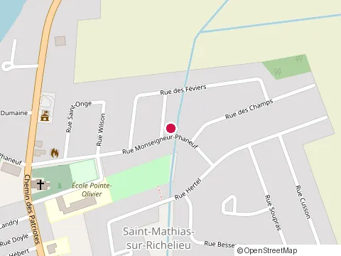 Location of le Florin at 19 Rue des Feviers, Saint-Mathias-sur-Richelieu