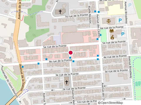 Location of le Globe Steakhouse at 343 5E Rue de la Pointe, Shawinigan