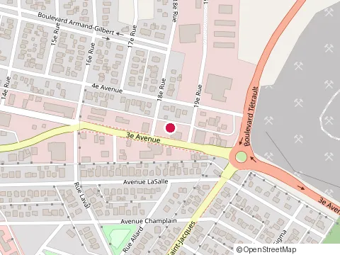 Location of le Gourmet at 3 E Ave, Val-d'Or