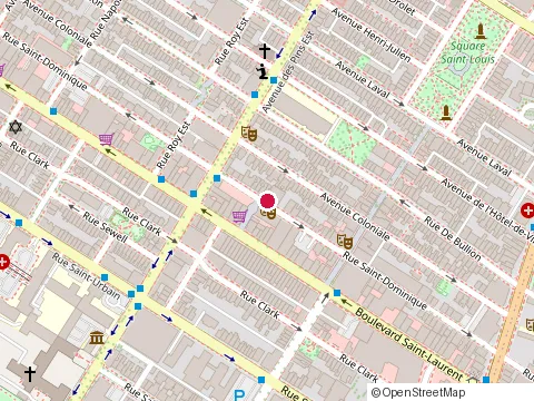 Location of le Gourmet Thai Viet Restaurant at 3610 Dominique St, Montréal