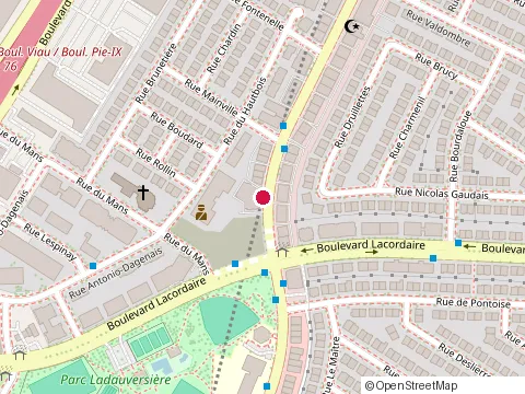 Location of le Gratiné at 5735 Rue Jean-Talon E, Montréal