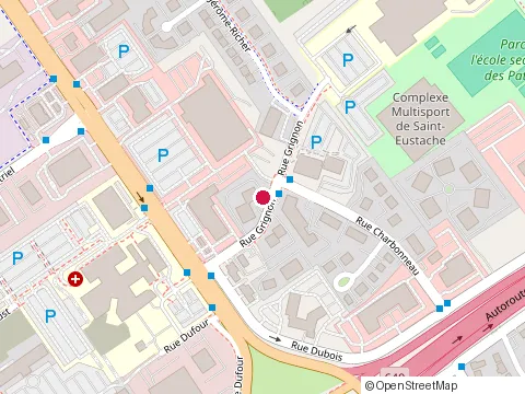 Location of le Grignon Pizzeria at 82 Rue Grignon, Saint-Eustache