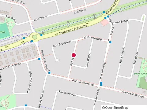 Location of le Groupe Dsm at 1658 Rue Watts, Chambly